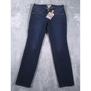 Democracy Justice Jegging Jeans Womens 14 Dark Wash Stretch Curve Equality‎ Blue